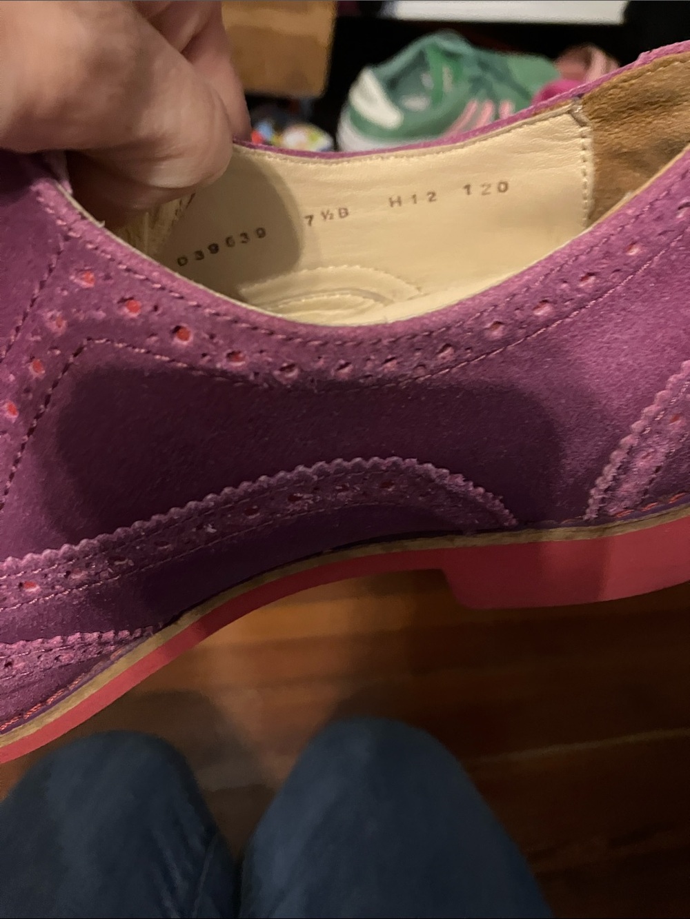 Fun Suede Cole Haan loafers! Great color! - Picture 9 of 10